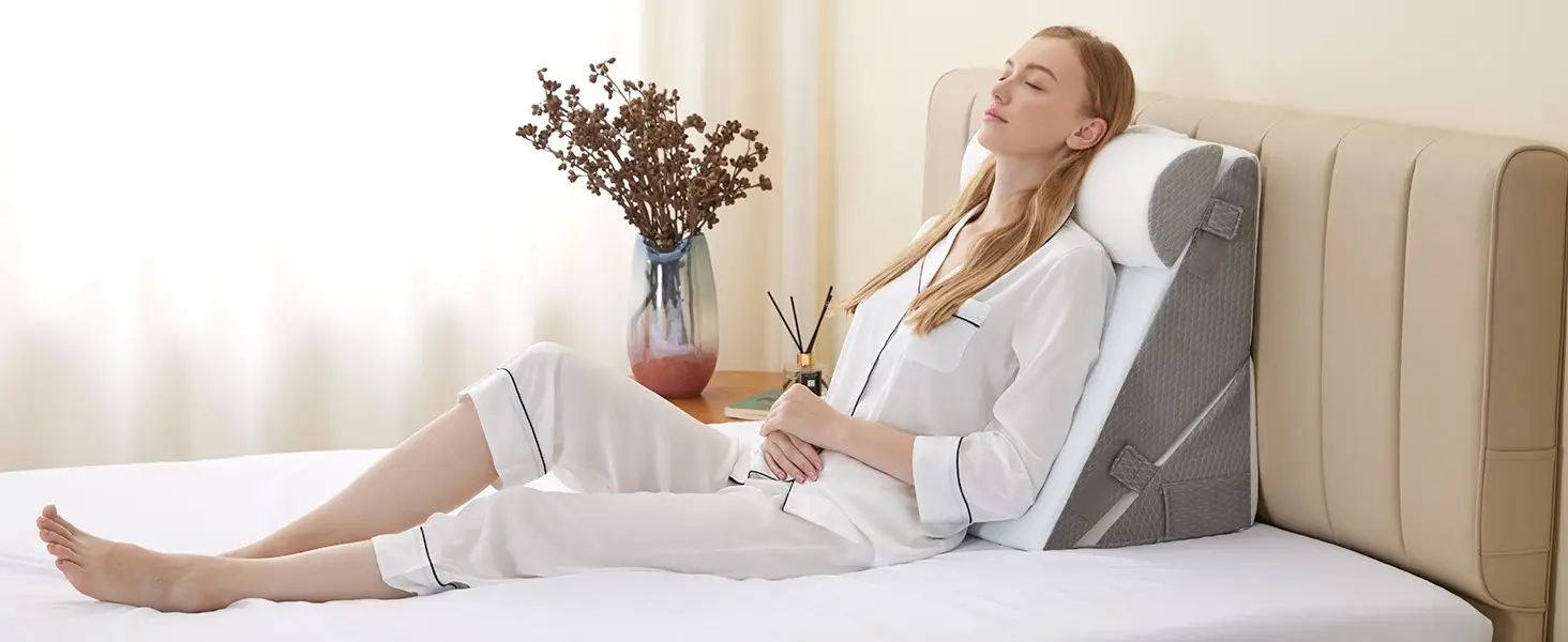 Bedluxe Orthopedic Bed Wedge Pillows Set for After Surgery